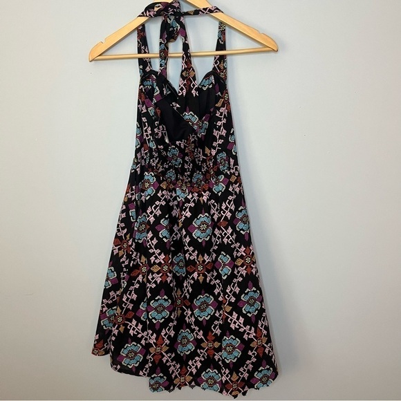 Anthropologie Edmé & Esyllte Primula Vintage Silhouette Halter Dress Size 0 - Picture 14 of 16